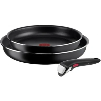Afbeelding van Tefal Pannenset L1539143 zwart aluminium 3 delig 2 stuks Ø 24 cm 28