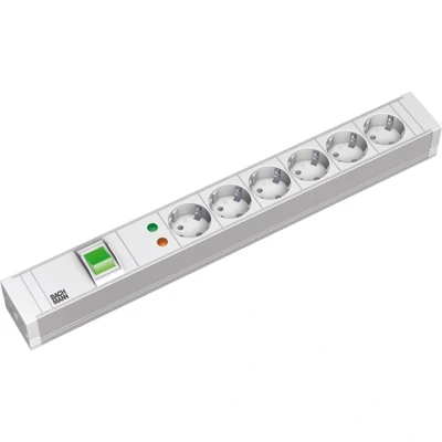 Afbeelding van Bachmann contactdoos 6xra osb sch 2mt pdu 333 605