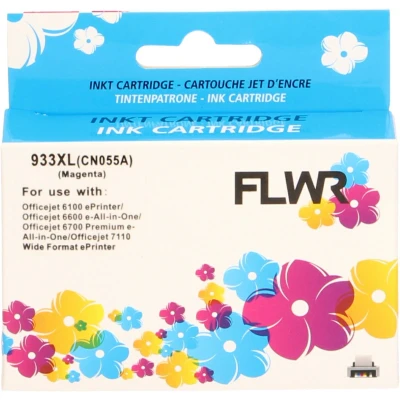 Afbeelding van FLWR Inktcartridge / 933XL Magenta Geschikt voor HP