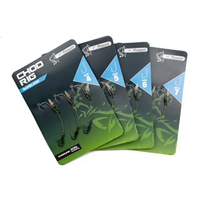 Afbeelding van Nash Chod Rig Size 6 Barbless Karper onderlijnen