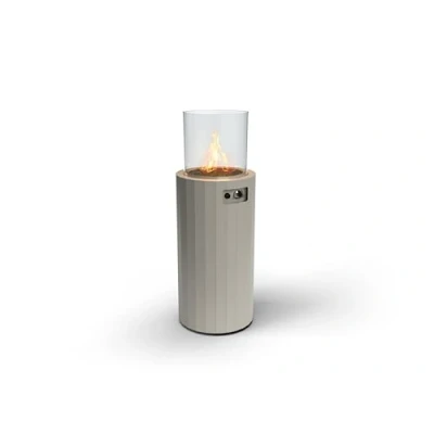 Afbeelding van Planika BINO Outdoor gashaard, draagbare terrasverwarming en vrijstaand, propaanverwarming voor je tuin terras, met beschermende afdekking