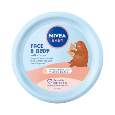 Afbeelding van Nivea Baby Caring Soft Cream 200 ml