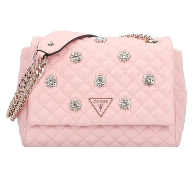 Afbeelding van GUESS Schoudertas Everlee Convertible Xbody Flap Bag Rose Water Roze