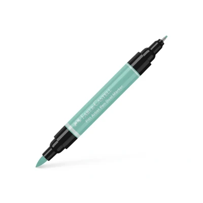 Afbeelding van 4x Tekenstift Faber Castell Pitt Artist Pen duo marker 161 phthalogroe