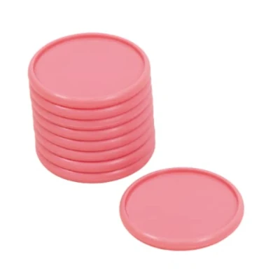 Afbeelding van Craftelier L kunststof ringen voor het binden van planners, afsprakenplanners of albums, ideaal scrapbooking en andere knutselwerkzaamheden, 9 stuks met een diameter 45 mm, roze
