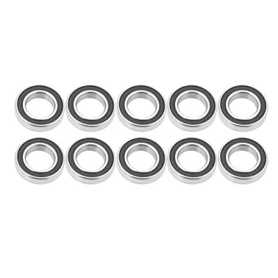 Afbeelding van Akozon gegroefde kogellagers 10 stuks 6801 2RS rubber verzegelde groefkogellagers 12 mm * 21 5 kogellager miniatuur skateboard Rodamientos groefkogellager voor kleine hobby schacht / hengel projecten