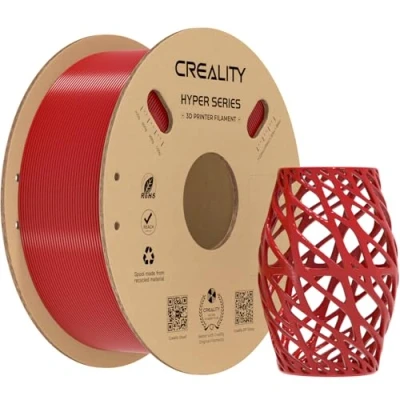 Afbeelding van Creality Rood PETG filament, 1,75 mm, voor K1 Max, filament 3D printers, ontwikkeld hoge snelheid van 30 tot 600 mm/s, spoel 1 kg, hyper ± 0,03 mm