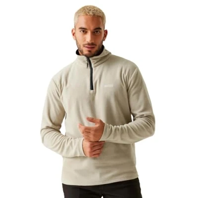 Afbeelding van Regatta Thompson lichte thermische fleece jas met halve rits, comfortabel, veelzijdig en duurzaam anti pil perfect voor buiten, wandelen, wandelen kamperen