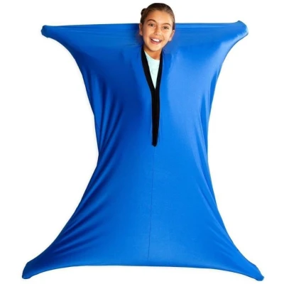 Afbeelding van Kleding voor sensorische integratietraining, autisme sokken, tas, trainingskleding blauw S