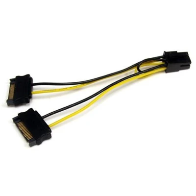 Afbeelding van Power Cord Startech SATPCIEXADAP