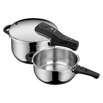 Afbeelding van WMF Snelkookpan Perfect Afneembare dekselgreep (set, 2 delig)