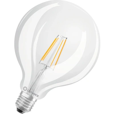 Afbeelding van Ledvance Classic LED E27 Globe Filament Helder 4W 470lm 827 Zeer Warm Wit Vervangt 40W