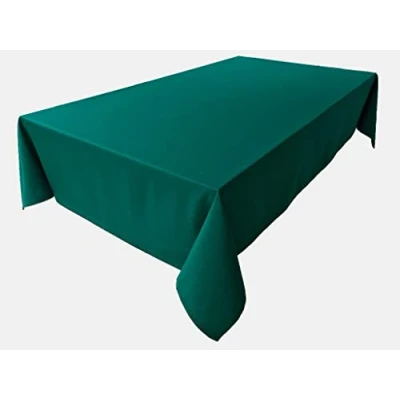 Afbeelding van Hoogwaardig tafelkleed tafellinnen van 100% katoen collectie concept, kleur en grootte naar keuze (tafelkleed 150x350cm, dennengroen)
