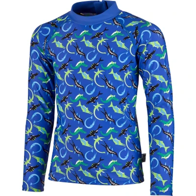 Afbeelding van BECO ocean dinos rashguard suit voor kinderen blauw maat 116 122