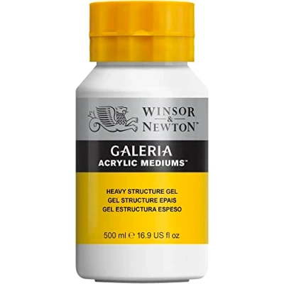 Afbeelding van Winsor &amp; Newton 3050822 Galeria zware structuurgel, ideaal voor expressieve oppervlaktestructuren, pot van 500 ml