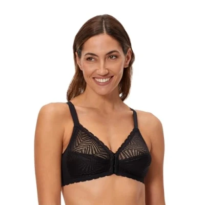 Afbeelding van Playtex BH zonder beugel, ideaal voor houding, ondersteuning en elegantie, dames, Zwart, 85D