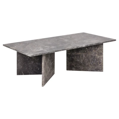 Afbeelding van Verte salontafel 70x140cm marmer bruin.