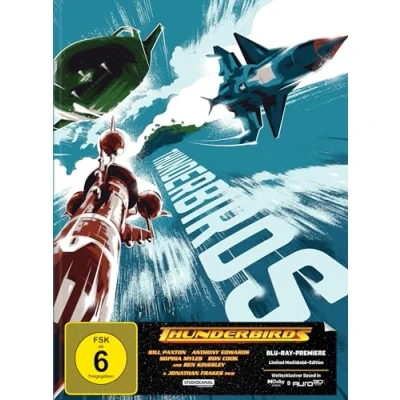 Afbeelding van Thunderbirds Mediabook (2x Blu ray) mit Dolby Atmos + Auro 3D Cover B 444 Stück