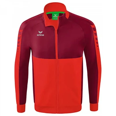Afbeelding van Six Wings worker jack rood/bordeaux / XXL