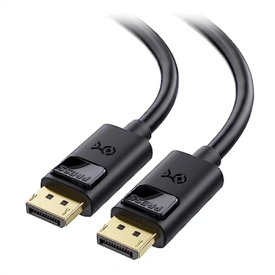 Afbeelding van Cable Matters VESA gecertificeerd 8K DisplayPort Kabel (DisplayPort 1.4 Kabel, DP Kabel) voor 60Hz (7680x4320) en HDR ondersteuning 3 meter