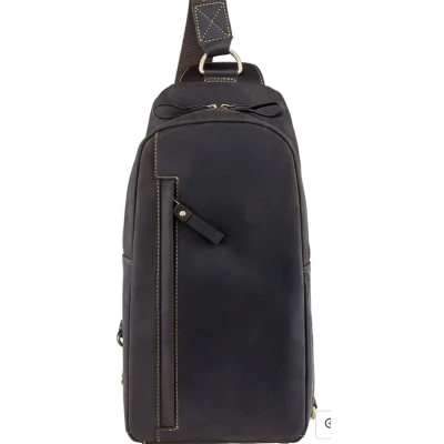 Afbeelding van Visconti Hulk Messenger Bag Bruin leder kwaliteit