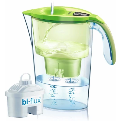 Afbeelding van Laica Stream Line (J31AB) waterfilterkan groen inhoud 2,3 liter inclusief 1 x Bi Flux waterfilter BPA vrij