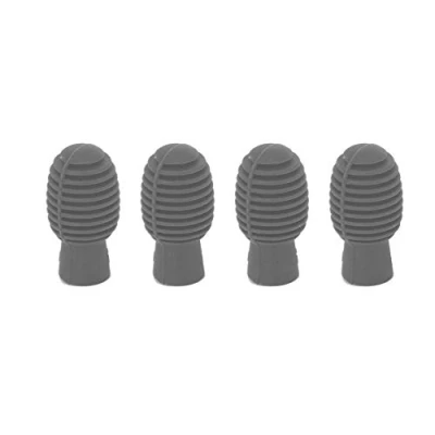 Afbeelding van 4 stuks Drum Stick Mute, Mute Drumstick Silent Practice Tips Tip Demper Accessoire(grijs)