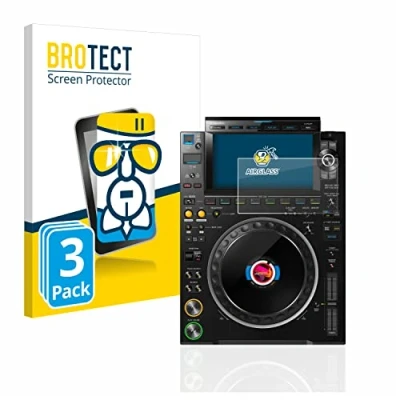 Afbeelding van BROTECT Glas Screen Protector voor Pioneer CDJ 3000 (3 Stuks) Schermbeschermer [9H Hardheid, Beschermglas Folie niet Gehard Glas]
