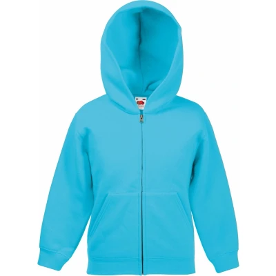 Afbeelding van Fruit Of The Loom Kinderen / Kinder Unisex Sweatshirt met capuchon (Azure Blauw)