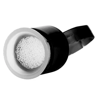 Afbeelding van Tattoo Inkt Ring Cups Wegwerp Met Spons Pigmenthouder Permanente Make up (Zwart 50st)