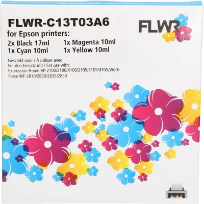 Afbeelding van FLWR Epson 603XL Multipack zwart en kleur cartridge