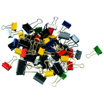 Afbeelding van Maul Papierklem Foldback 18x7mm En 6x9mm Assorti, Blister 24st Foldbackclips
