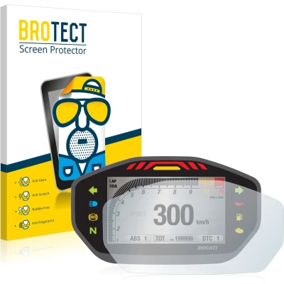 Afbeelding van BROTECT Screenprotector voor Ducati Monster 1200 Colour TFT Display Folie Beschermfolie matte (2 Stuks)