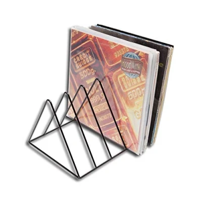 Afbeelding van Vinyl Record Holder Triangle Platenstandaard Protected