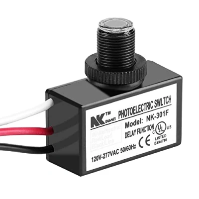 Afbeelding van NK 301F lichtsensor schakelaar lichtschakelaar controller naar afstandsbediening LED licht aan uit AC 120V 277V voor huishoudelijke apparaten, lampen, verlichting en elektrische apparatuur