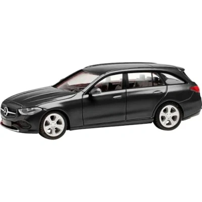 Afbeelding van Herpa automodel Mercedes Benz C Klasse T Modell, schaal 1:87, voor diorama, modelbouw, verzamelobject, Made in Germany, kunststof