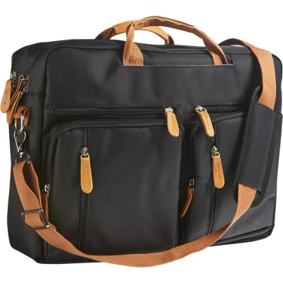 Afbeelding van Cristo Urban laptoptas voor 17 inch laptops, 2 in 1, zwart