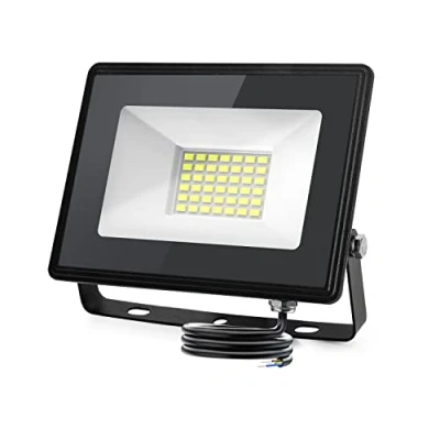Afbeelding van Aigostar LED spot voor buiten 30 W, 3160 lm, IP65 waterdicht, veiligheidslicht, koudwit,6500 K, Schijnwerper, tuin, binnenplaats, garage enz.