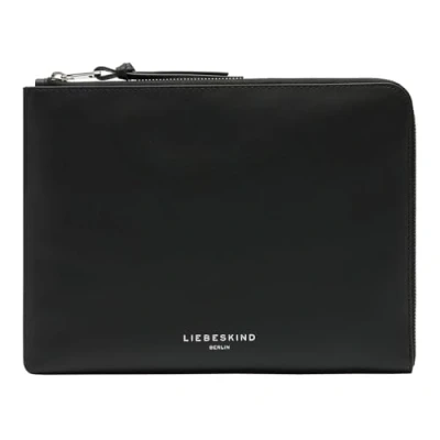 Afbeelding van LIEBESKIND BERLIN Tafelkleed Lora Calf Optic Tablet Case Black Zwart