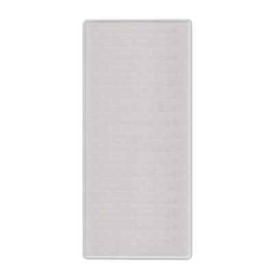 Afbeelding van Kleine Wolke Antislip badmat Ruby zilvergrijs 35x75cm