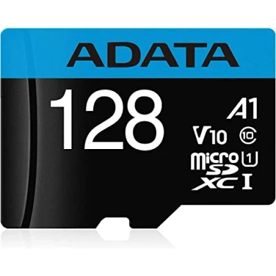 Afbeelding van Micro SD Memory Card with Adaptor Adata CLASS10 128 GB