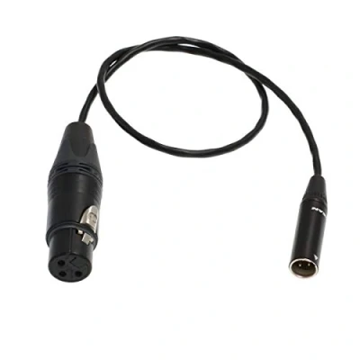 Afbeelding van BMPCC Camera Audio Kabel TA3M naar XLR 3 Pin Microfoon voor Blackmagic Ontwerp Pocket Cinema 4K (80cm)