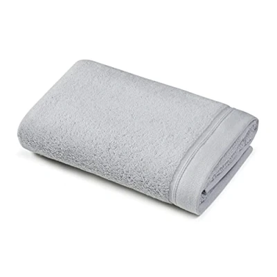 Afbeelding van Sowel® Premium handdoek 50x100, 100% biologisch katoen, gemaakt in Portugal, lichtgrijs