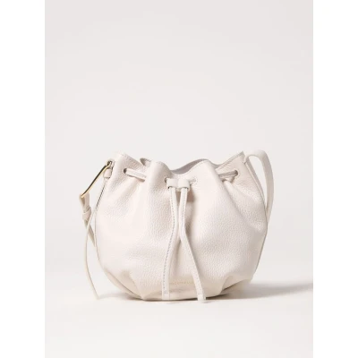 Afbeelding van Mini Bucket Bag Drawstring Leather Wo White Crossbody Bags