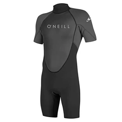 Afbeelding van O&#039;Neill Wetsuits Men&#039;s Reactor 2 mm Back Zip Spring Wetsuit, Zwart/Grafiet, XS
