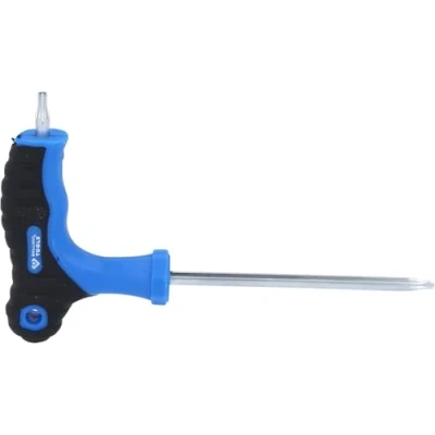 Afbeelding van BRILLIANT TOOLS BT041011 T greep Torx® haakse stiftsleutel met kopboring T10 x 75 mm [Powered by KS TOOLS]
