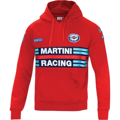 Afbeelding van Sparco Martini Racing Hoodie S Rood