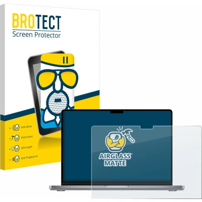 Afbeelding van BROTECT Antireflecterende Glas Screen Protector Mat voor Apple MacBook Pro 14&quot; 2021 Schermbeschermer [Beschermglas Folie niet Gehard Glas]