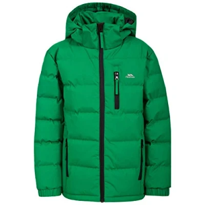 Afbeelding van Trespass Tuff waterdichte regenjas, functionele jas, weerbestendige jas met afneembare capuchon, voor kinderen, jongens,