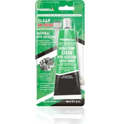 Afbeelding van Visbella Neutral RTV Elektrische afdichting, olie en water, antivries, flexibel, siliconen voor de reparatie van motoren bij hoge temperaturen (kleurloos)